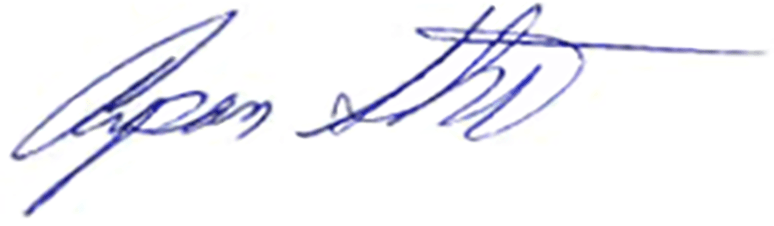 Arpan Sheth's signature