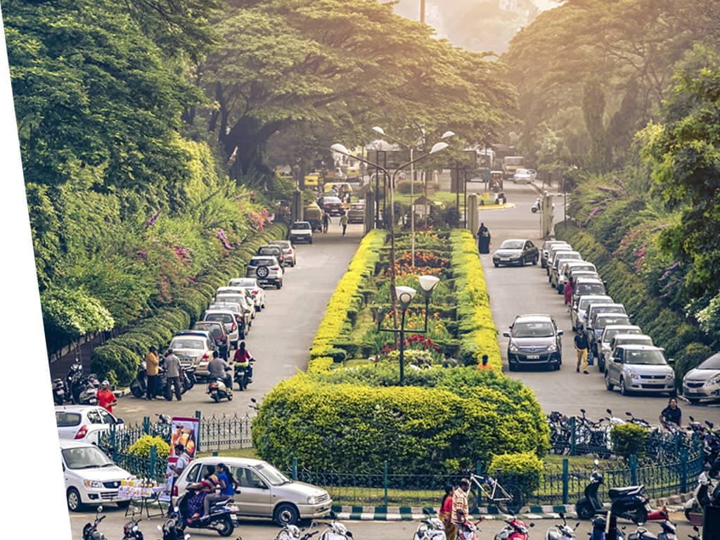 Outside picture of India.